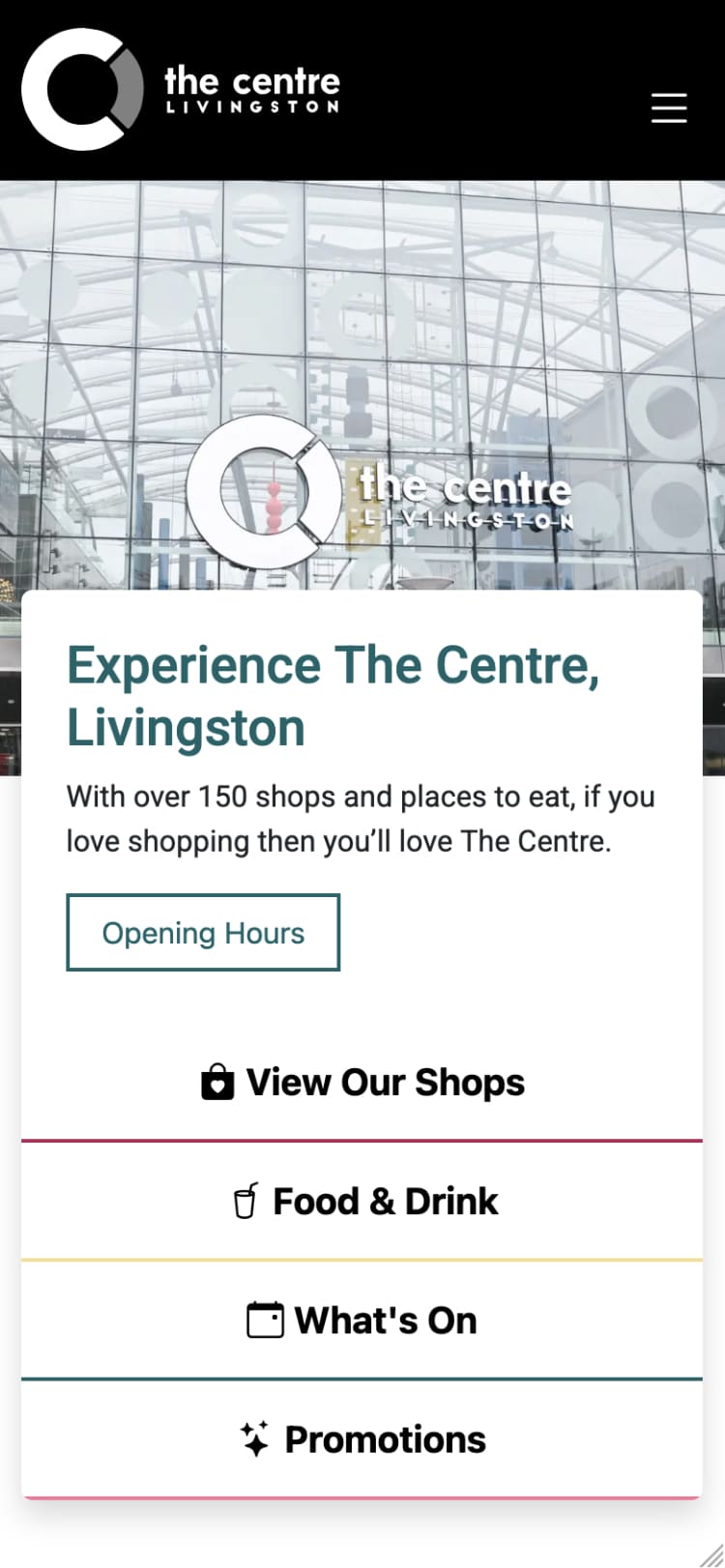 The Centre, Livingston - Ali Montgomery Design